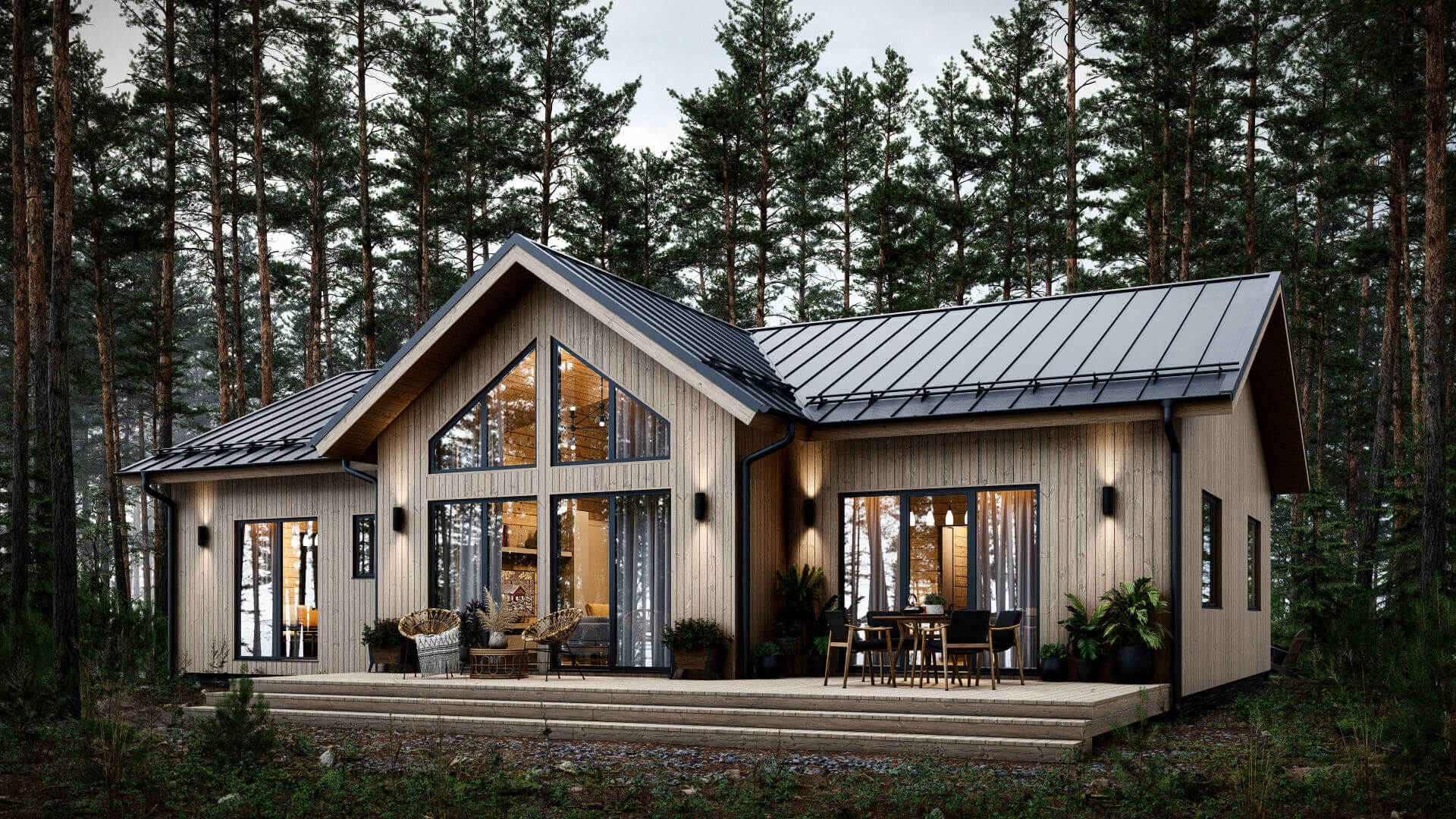 Каркасный дом Компания Западный Проект