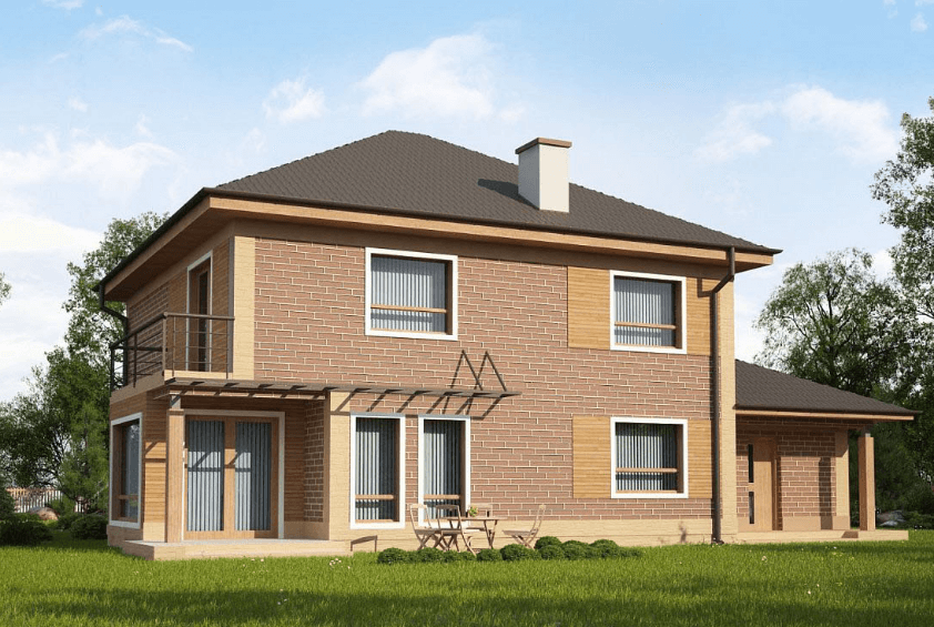 Проект каркасного дома Адель