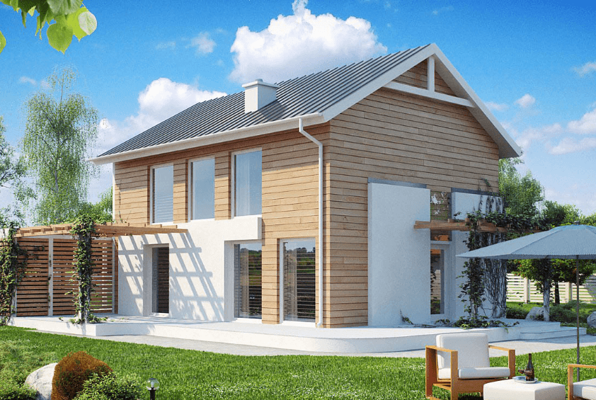 Проект каркасного дома Гарвард