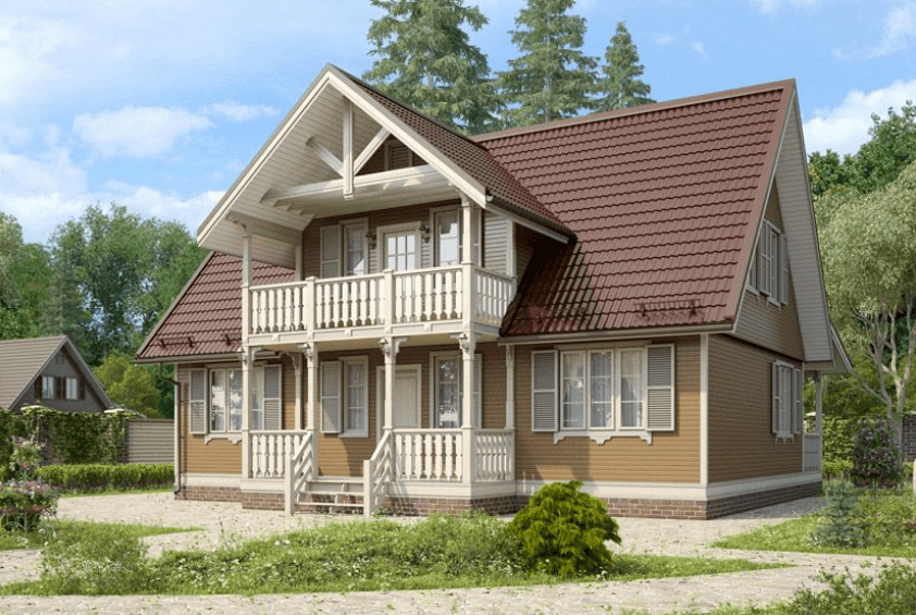 Проект каркасного дома Графтон