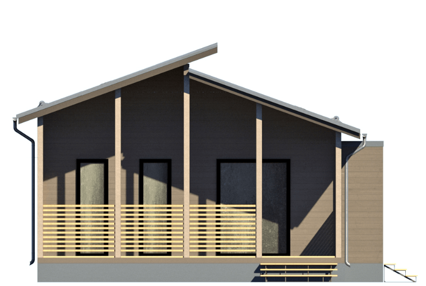 Проект каркасного дома Хаген 1