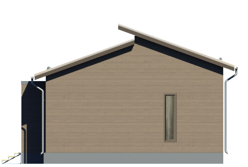 Проект каркасного дома Хаген фасад 1