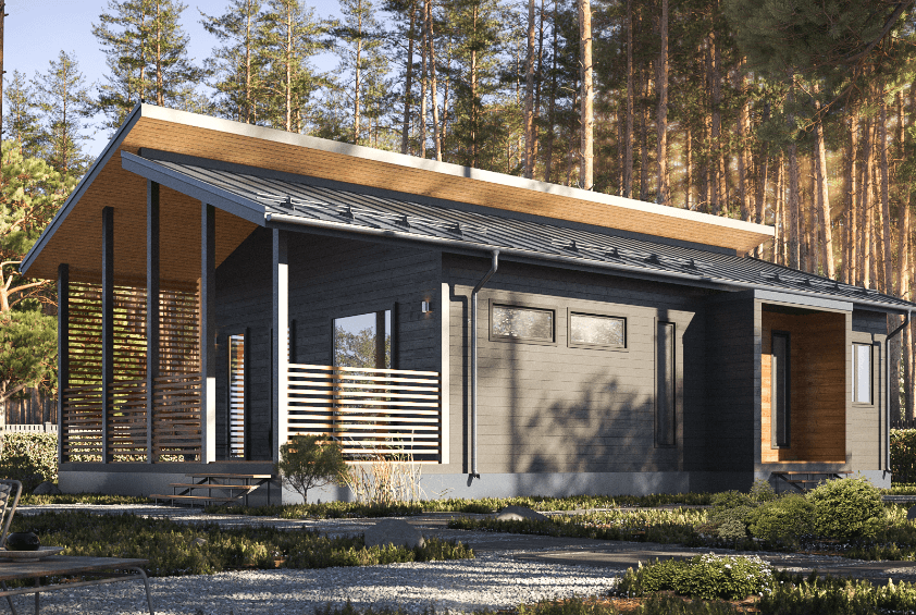 Проект каркасного дома Хаген