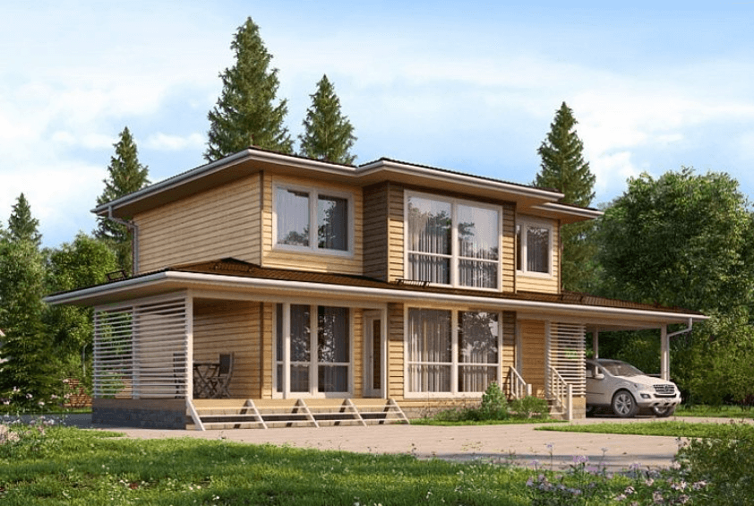 Проект каркасного дома Кливленд