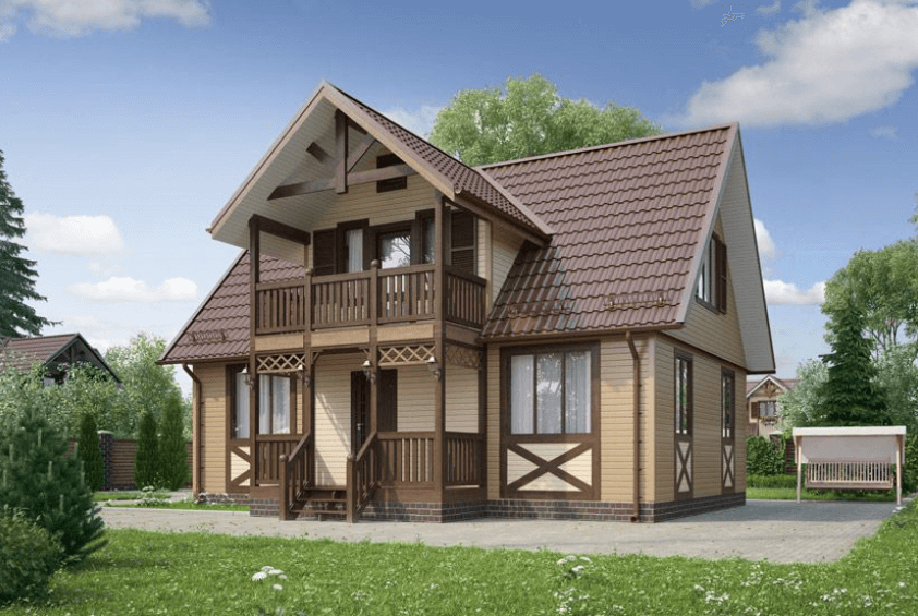 Проект каркасного дома Коламбус