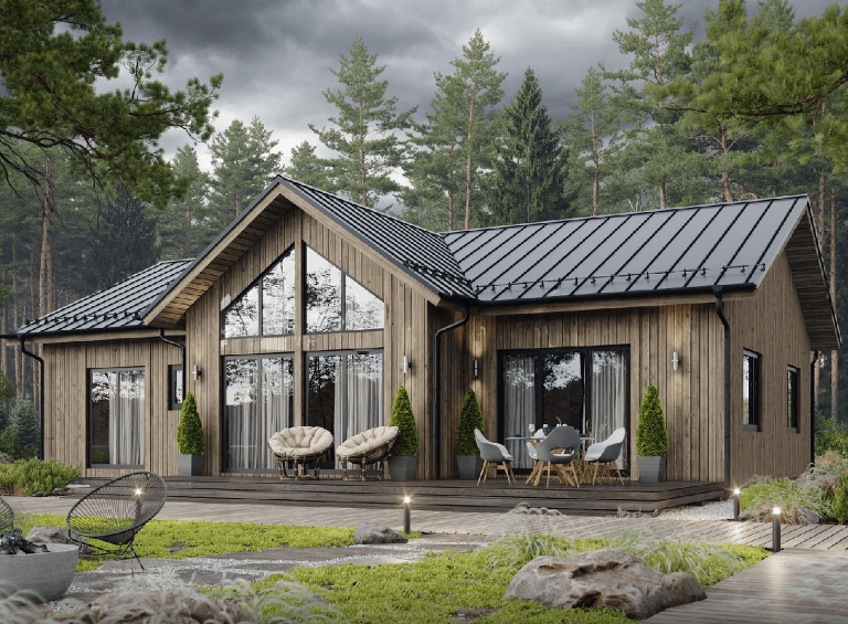 Проект каркасного дома Лагерта