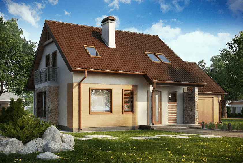 Проект каркасного дома Лауренс