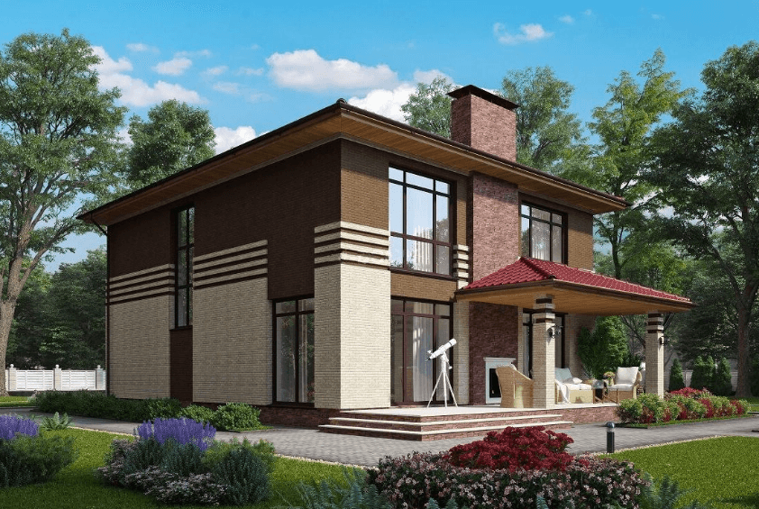 Проект каркасного дома Лейквуд