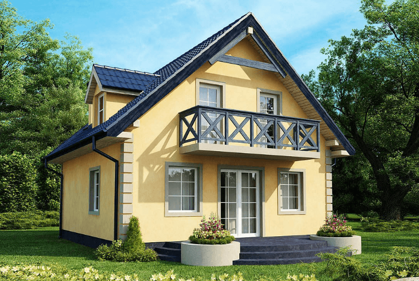 Проект каркасного дома Лестер