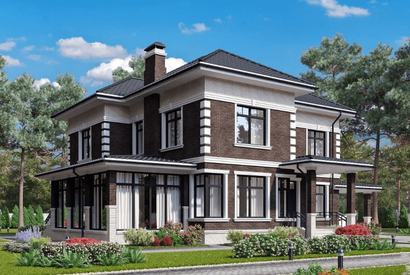 Проект каркасного дома Луисвилл