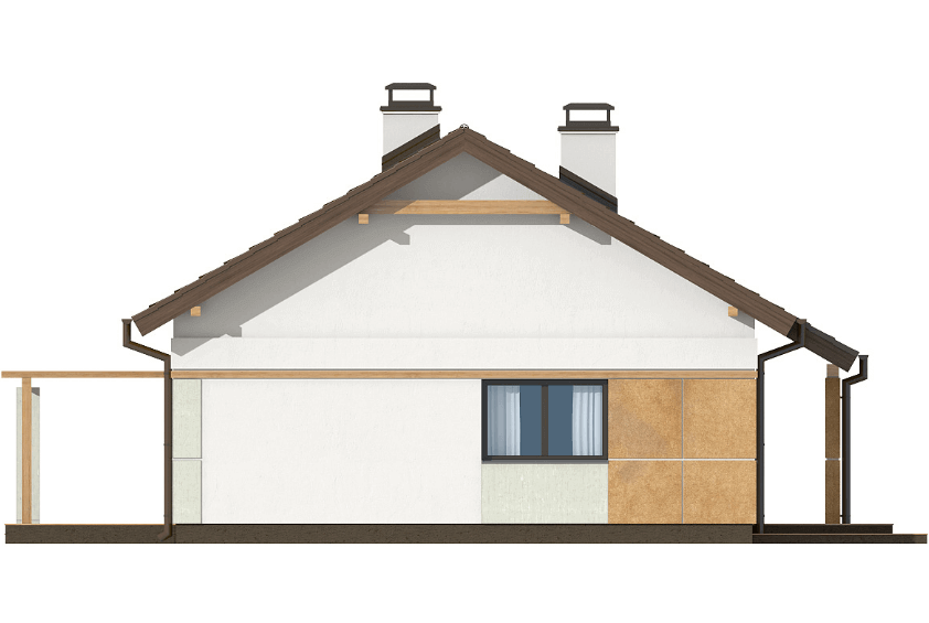 Проект каркасного дома Маклин 1