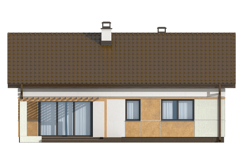 Проект каркасного дома Маклин 2