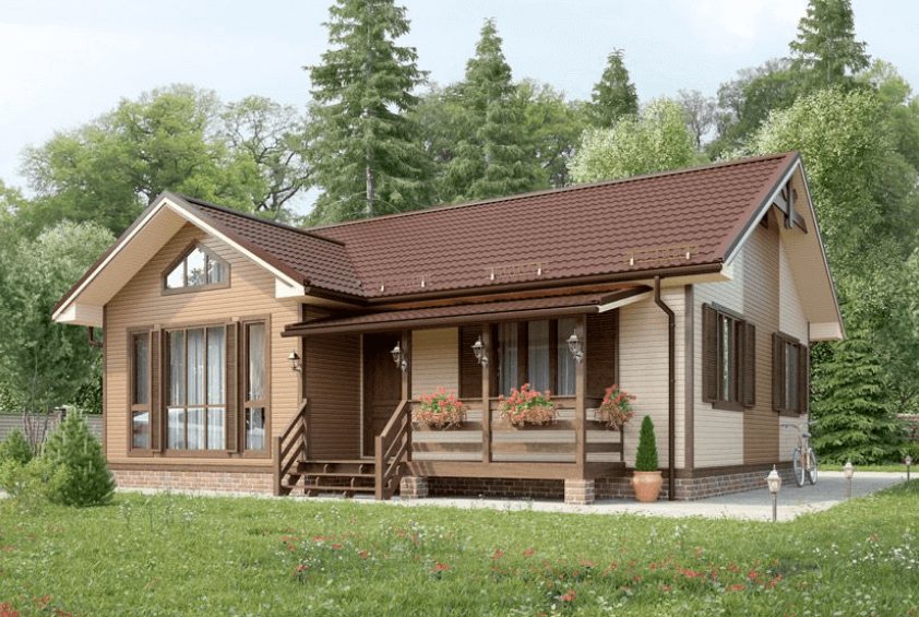 Проект каркасного дома Мансон-Сити