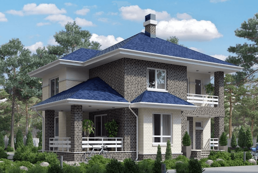 Проект каркасного дома Мельбурн