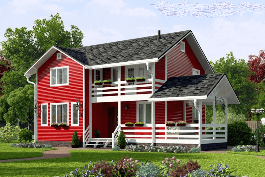 Проект каркасного дома Мемфис