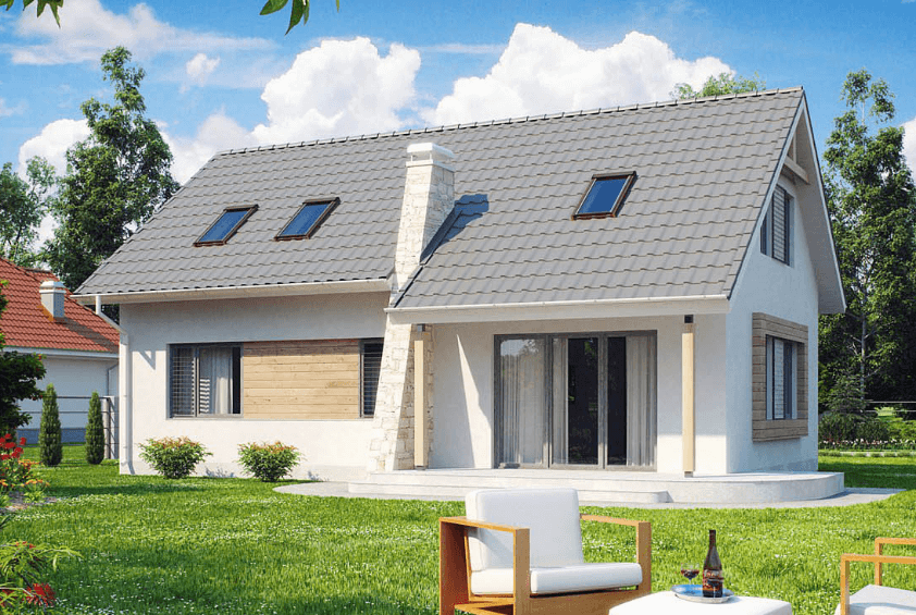 Проект каркасного дома Меридиан