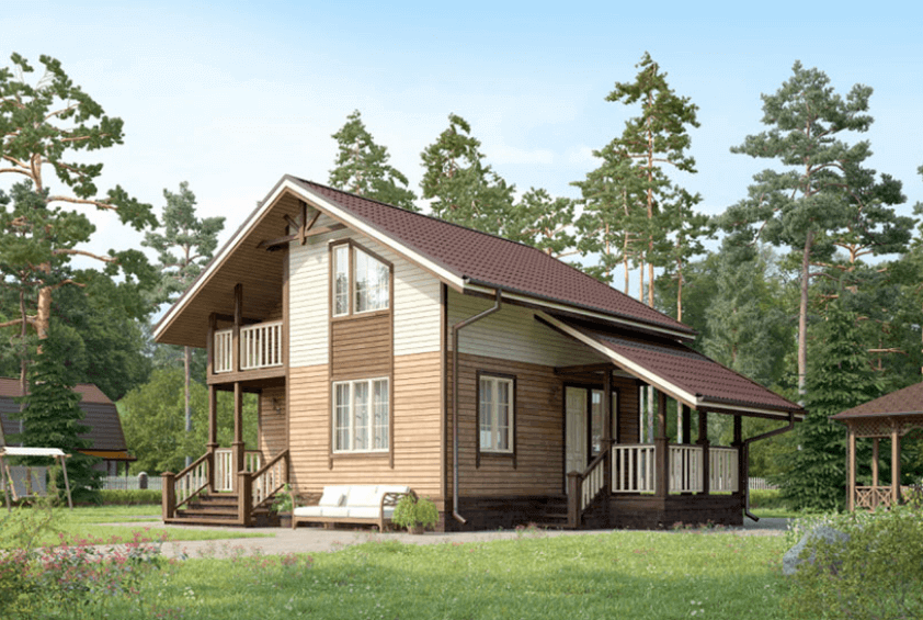 Проект каркасного дома Монтана-Сити