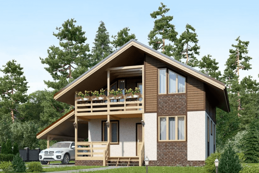 Проект каркасного дома Монтана