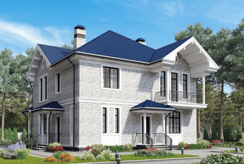 Проект каркасного дома Натчез