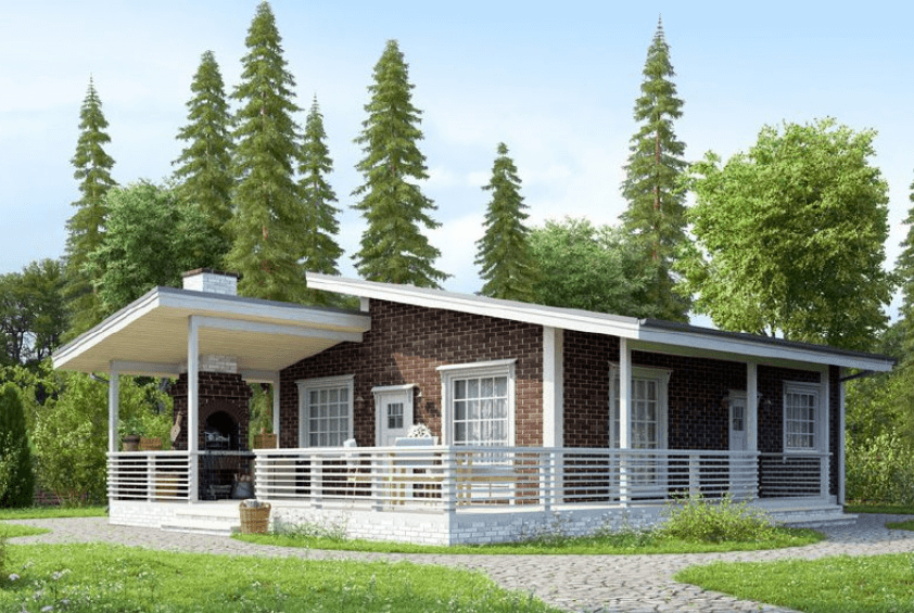 Проект каркасного дома Тахома 1